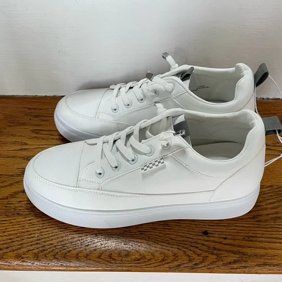 Madden Girl white sneakers women’s size 8 - Picture 3 of 7